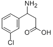 3-Amino-3-(3-chloro-phenyl)-propionic acid Structure,68208-21-9Structure