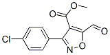 Methyl 3-(4-chlorophenyl)-5-formylisoxazole-4-carboxylate Structure,682352-76-7Structure