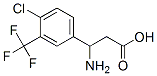 3-Amino-3-(4-chloro-3-trifluoromethyl-phenyl)-propionic acid Structure,682804-35-9Structure