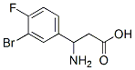 3-Amino-3-(3-bromo-4-fluoro-phenyl)-propionic acid Structure,682804-41-7Structure