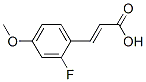 2-Fluoro-4-methoxycinnamic acid Structure,682805-00-1Structure