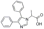 Alpha-methyl-4,5-diphenyl- 1h-imidazole-1-acetic acid Structure,68341-89-9Structure