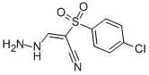 (E)-2-(4-chlorophenylsulfonyl)-3-hydrazinylacrylonitrile Structure,68342-62-1Structure