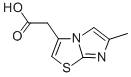 (6-Methylimidazo[2,1-b][1,3]thiazol-3-yl)acetic acid Structure,68347-90-0Structure