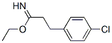 3-(4-Chloro-phenyl)-propionimidic acid ethyl ester Structure,683742-36-1Structure