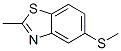 2-Methyl-5-methylthio-benzothiazole Structure,68386-29-8Structure