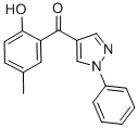 (2-Hydroxy-5-methylphenyl)(1-phenyl-1h-pyrazol-4-yl)methanone Structure,68430-93-3Structure