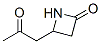 2-Azetidinone, 4-(2-oxopropyl)-(9ci) Structure,68485-90-5Structure