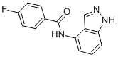 Benzamide, 4-fluoro-n-1h-indazol-4-yl-(9ci) Structure,685108-36-5Structure