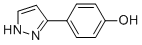 4-(1H-pyrazol-3-yl)phenol Structure,68535-53-5Structure