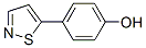 4-Isothiazol-5-ylphenol Structure,68535-60-4Structure