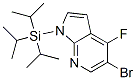 1H-Pyrrolo[2,3-b]pyridine, 5-bromo-4-fluoro-1-[tris(1-methylethyl)silyl]- Structure,685513-91-1Structure