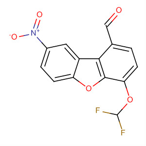 4-(Difluoromethoxy)-8-nitrodibenzo[b,d]furan-1-carbaldehyde Structure,685873-93-2Structure