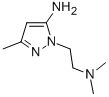 2-(2-Dimethylaminoethyl)-5-methyl-2H-pyrazole-3-ylamine Structure,685892-22-2Structure