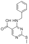 4-(Benzylamino)-2-(methylthio)pyrimidine-5-carboxylic acid Structure,686267-34-5Structure