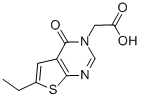 (6-Ethyl-4-oxo-4h-thieno[2,3-d]-pyrimidin-3-yl)-acetic acid Structure,686312-09-4Structure