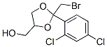 (2-(Bromomethyl)-2-(2,4-dichlorophenyl)-1,3-dioxolan-4-yl)methanol Structure,68751-57-5Structure