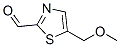 5-(Methoxymethyl)-1,3-thiazole-2-carboxaldehyde Structure,687636-95-9Structure