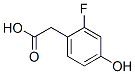 Benzeneacetic acid, 2-fluoro-4-hydroxy- Structure,68886-07-7Structure