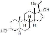 5-Alpha-pregnan-3-alpha, 17-diol-20-one Structure,6890-65-9Structure