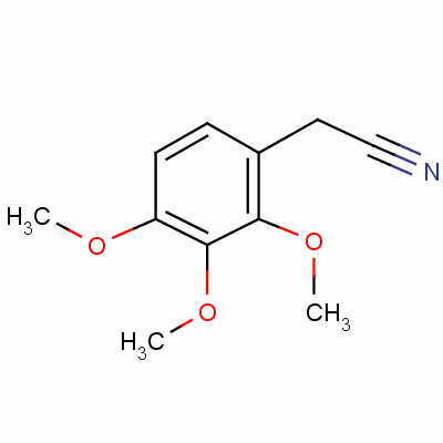 2,3,4-Trimethoxyphenylacetonitrile Structure,68913-85-9Structure