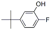 Phenol, 5-(1,1-dimethylethyl)-2-fluoro- Structure,68997-57-9Structure