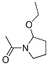 Pyrrolidine, 1-acetyl-2-ethoxy- (9ci) Structure,69001-11-2Structure