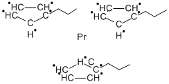 Tris(isopropylcyclopentadienyl)praseodymium(III) Structure,69021-86-9Structure