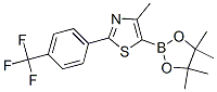 4-Methyl-5-(4,4,5,5-tetramethyl-1,3,2-dioxaborolan-2-yl)-2-[4-(trifluoromethyl)phenyl]-1,3-thiazole Structure,690631-96-0Structure