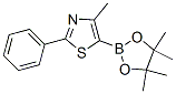 4-Methyl-2-phenyl-5-(4,4,5,5-tetramethyl-1,3,2-dioxaborolan-2-yl)-1,3-thiazole Structure,690632-24-7Structure