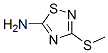 3-(Methylthio)-1,2,4-thiadiazol-5-amine Structure,6913-13-9Structure