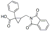 Cyclopropanecarboxylic acid, 2-[(1,3-dihydro-1,3-dioxo-2H-isoindol-2-yl)methyl]-1-phenyl-, (1R,2S)-rel- Structure,69160-56-1Structure