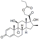 9-Chloro-11beta,17,21-trihydroxy-16beta-methylpregna-1,4-diene-3,20-dione 21-propionate Structure,69224-79-9Structure