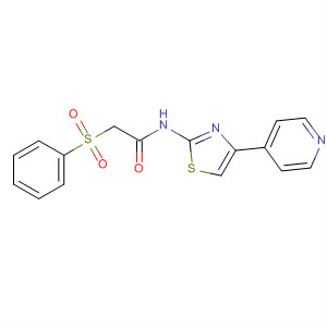 2-Benzenesulfonyl-n-(4-pyridin-4-yl-thiazol-2-yl)-acetamide Structure,692876-28-1Structure