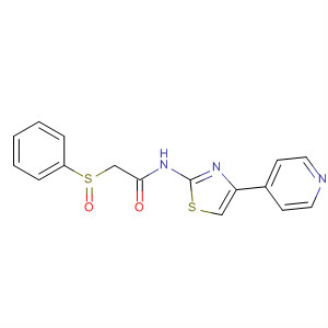 2-Benzenesulfinyl-n-(4-pyridin-4-yl-thiazol-2-yl)-acetamide Structure,692876-32-7Structure