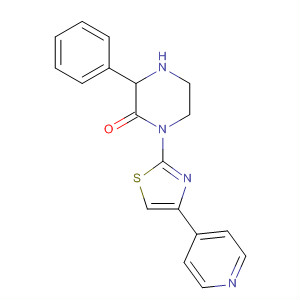 3-Phenyl-1-(4-pyridin-4-yl-thiazol-2-yl)-piperazin-2-one Structure,692886-08-1Structure