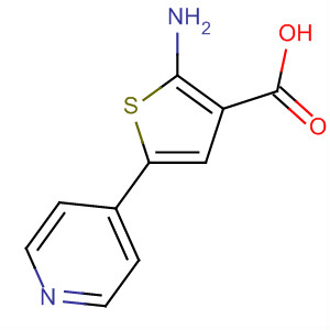 2-Amino-5-(pyridin-4-yl)thiophene-3-carboxylic acid Structure,692889-01-3Structure