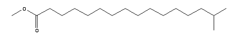 Methyl 15-methylhexadecanoate Structure,6929-04-0Structure