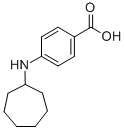 N-Cycloheptyl-p-amino benzoic acid Structure,69294-34-4Structure