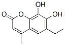 2H-1-benzopyran-2-one, 6-ethyl-7,8-dihydroxy-4-methyl-(9ci) Structure,693289-02-0Structure