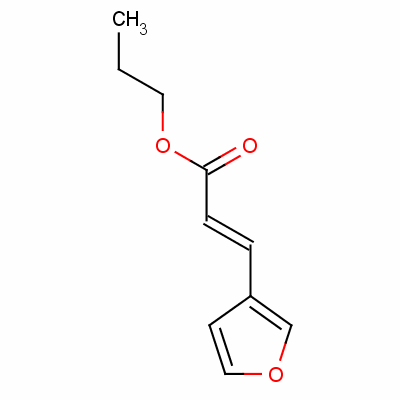 2-Propenoic acid,3-(3-furanyl)-, propyl ester Structure,6938-33-6Structure