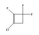 1-Chloro-2,3,3-trifluorocyclobutene Structure,694-62-2Structure