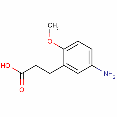 3-(5-Amino-2-methoxyphenyl)propanoic acid Structure,69447-76-3Structure