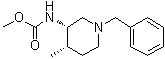 Cis-(1-benzyl-4-methyl-piperidin-3-yl)-carbamic acid methyl ester Structure,694495-65-3Structure