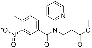 Methyl 3-(4-methyl-3-nitro-n-(pyridin-2-yl)benzamido)propanoate Structure,694517-54-9Structure