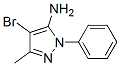 4-Bromo-3-methyl-1-phenyl-1H-pyrazol-5-ylamine Structure,69464-98-8Structure