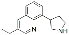 Quinoline, 3-ethyl-8-(3-pyrrolidinyl)- (9ci) Structure,695185-35-4Structure