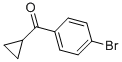 (4-Bromophenyl)(cyclopropyl)methanone Structure,6952-89-2Structure