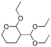 3-(Diethoxymethyl)-2-ethoxytetrahydro-2h-pyran Structure,69549-51-5Structure