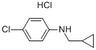 (4-Chloro-phenyl)-cyclopropylmethyl-amine hydrochloride Structure,69565-54-4Structure